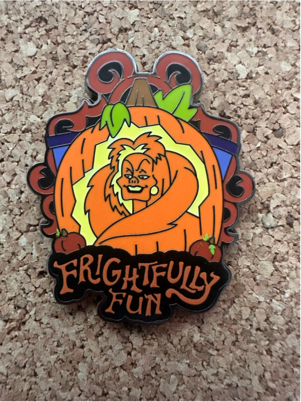 Disney Oogie Boogie Bash 2026 Frightfully Fun GITD Cruella Limited Release Pin
